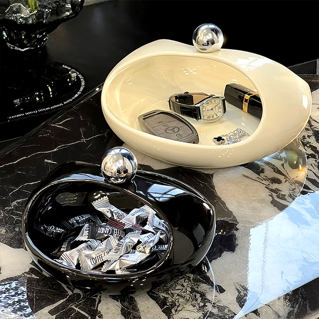 Key storage entrance ornaments niche tray creativity