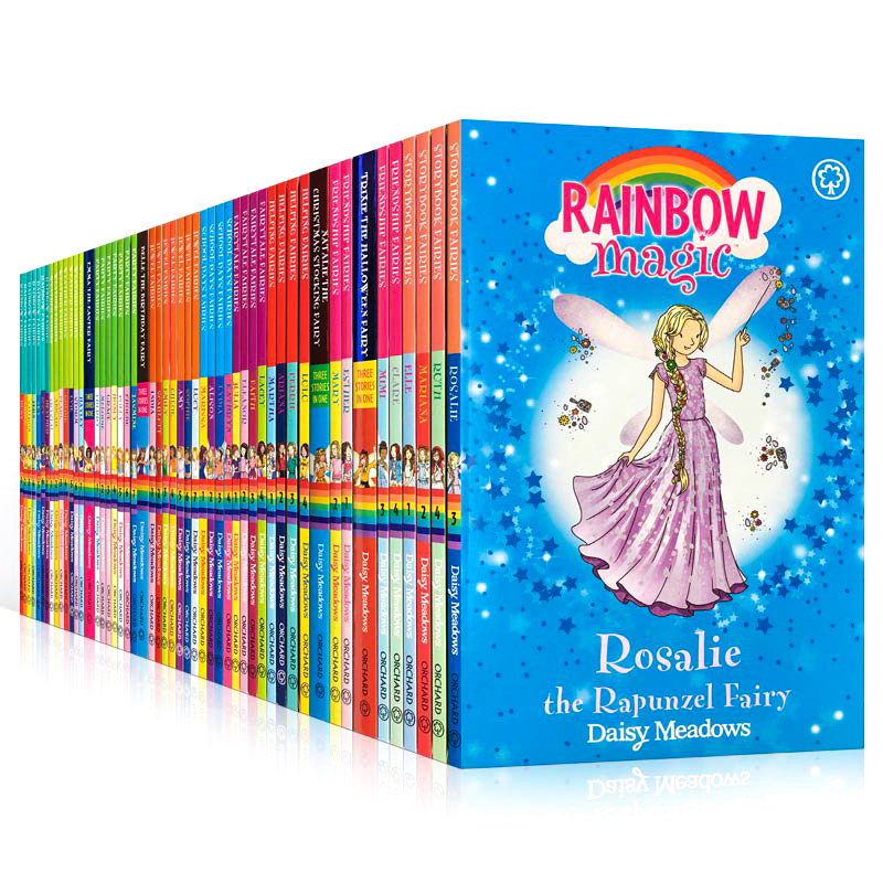 Rainbow Magic Return To Rainspell Island Songs 彩虹魔法仙子52册礼盒装全套英文原版 A Year of Rainbow Magic Boxed Collection1- 52儿童英语插图
