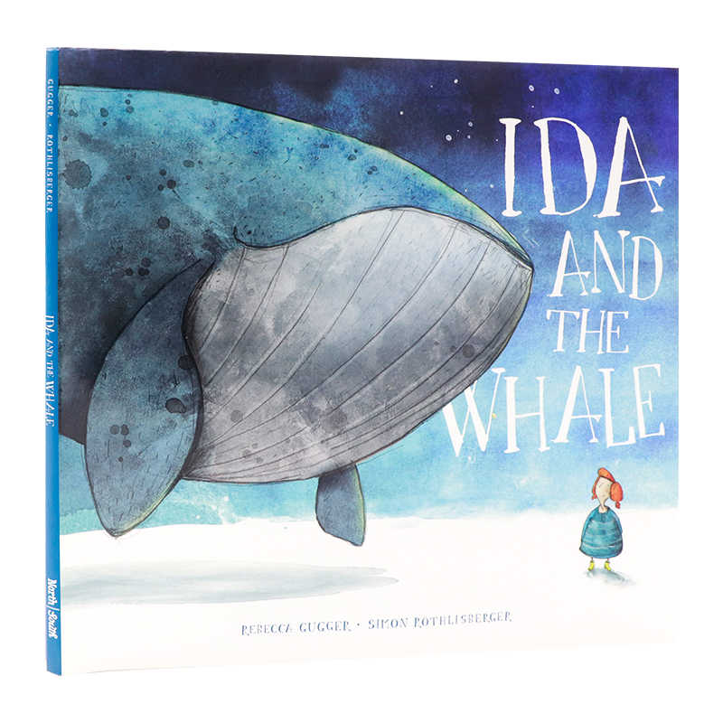 艾达和鲸鱼 英文原版进口 Ida and the Whale 想象力精装绘本 儿童艺术 4-8岁 Rebecca Gugger 太阳月亮和星星背后隐藏着什么