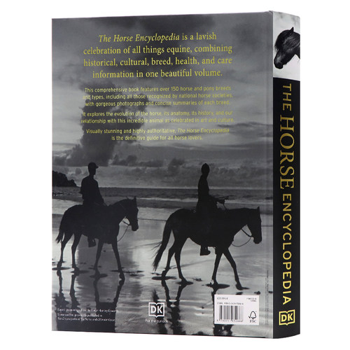 现货 DK 马类图解百科全书 The Horse Encyclopedia 英文原版马类品种 进化解剖起源知识 护理喂养修饰指南 骑马爱好者图书 精装 - 图0