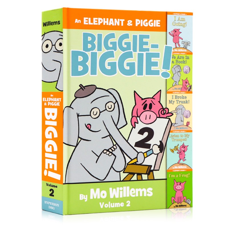 Elephant and Piggie小猪小象英文版25册可选吴敏兰书单情商启蒙友谊主题英文原版绘本莫威廉斯 3-6岁儿童睡前故事书趣味读物-图0