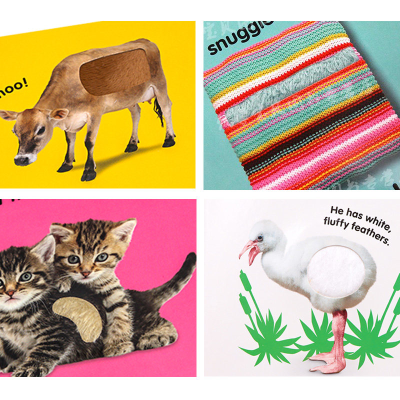 DK触摸书 dk baby touch and feel 英文原版绘本 指偶书 幼儿英语启蒙认知纸板书撕不烂感官训练绘本 早教益智 0-3岁亲子互动共读