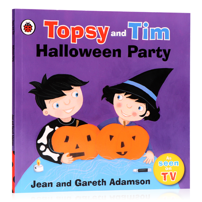 万圣节主题绘本 英文原版 Topsy and Tim Halloween Party 托普西和蒂姆万圣节派对 儿童英语启蒙图画故事书 亲子共读趣味睡前读物