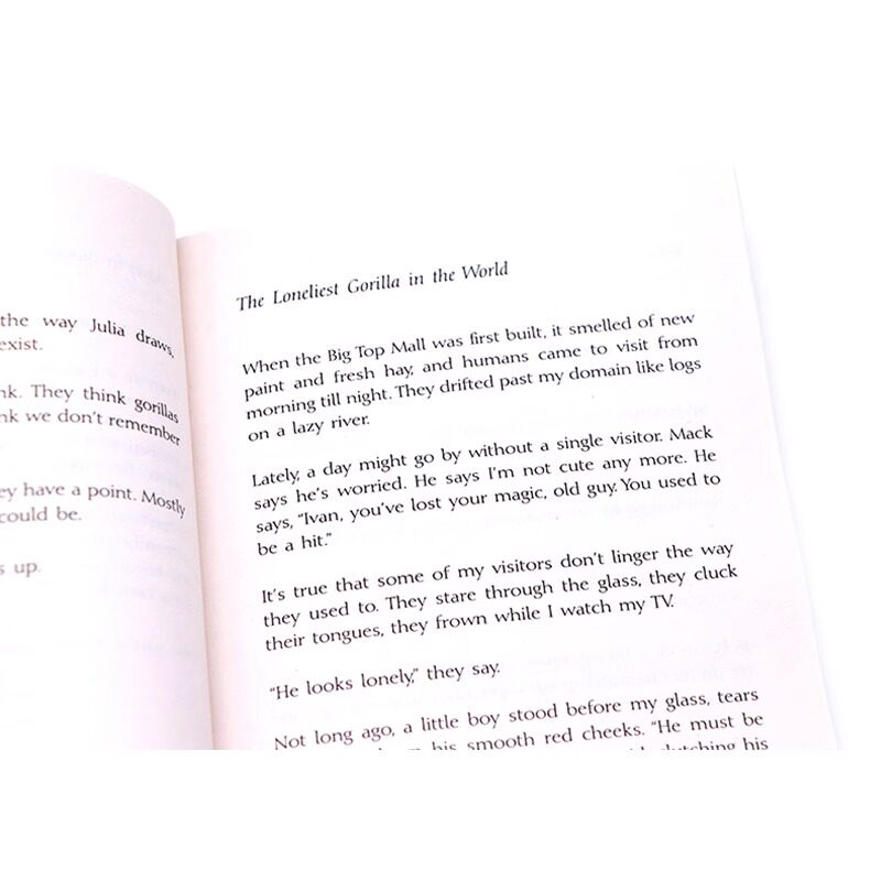 The One and Only Ivan 独一无二的伊凡纽伯瑞金奖儿童文学小说 英文原版动物与人之间温情故事 进口正版书籍中小学生课外阅读