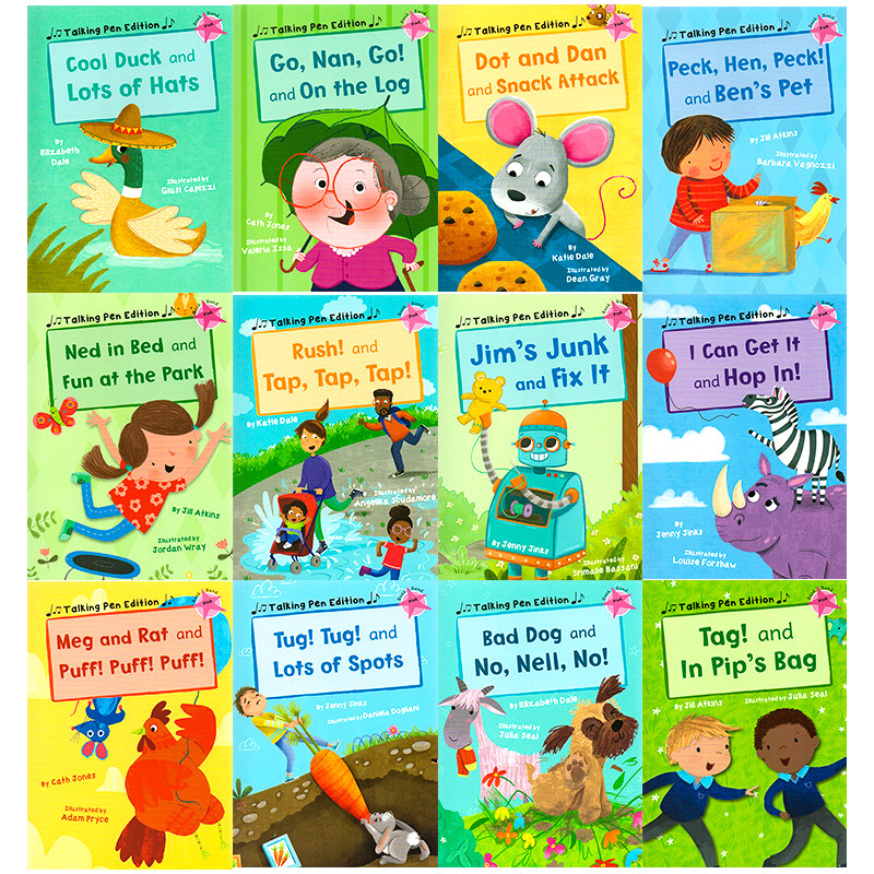 Maverick Early Reader 12册 粉色 level 1 英文原版绘本 Pink Readers box sets 儿童英语分级阅读绘本 幼儿早教启蒙认知亲子共读