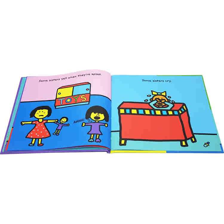 淘弟精装版The Sister Book英文原版绘本 儿童情商2胎教育启蒙故事图画书Todd Parr 幼儿家庭成长教育绘本