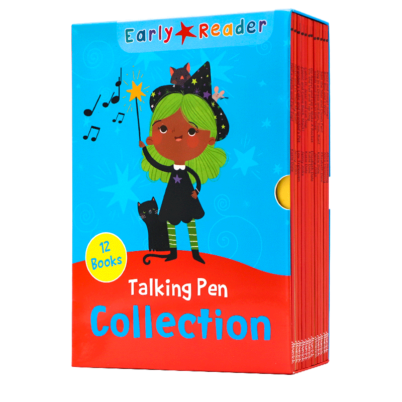 Maverick Early Reader 12册英文原版绘本 红色 level2阶段Red Readers box sets 儿童英语分级阅读二阶 幼儿早教启蒙认知亲子共读