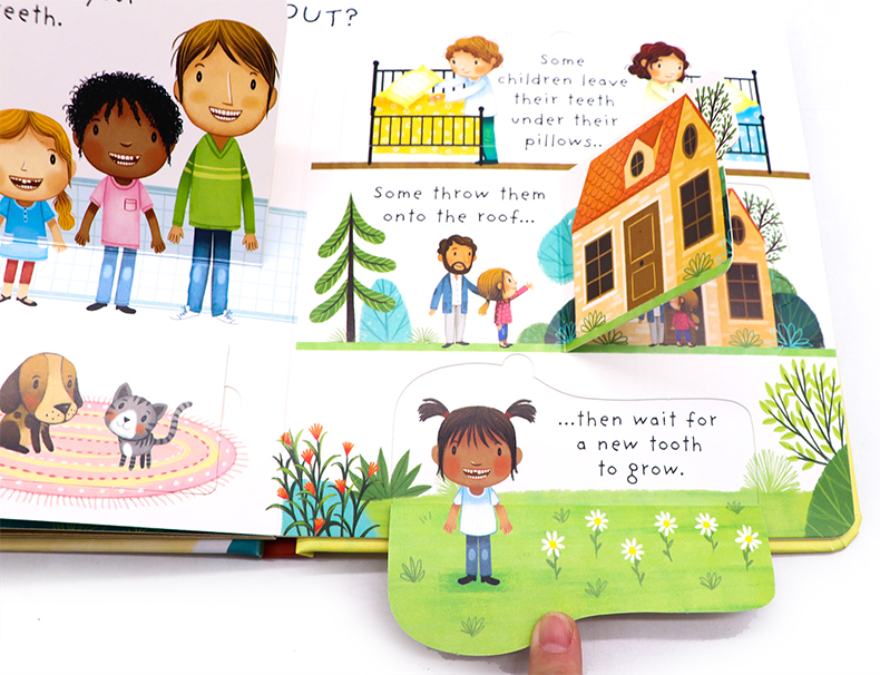 Usborne出品 问与答翻翻书 我为什么要刷牙 Why Should I Brush My Teeth 英文原版绘本早教科普科学知识 幼儿习惯培养 纸板书