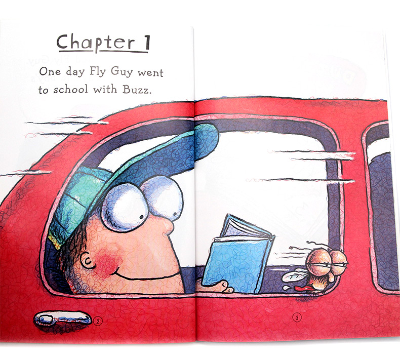 Fly Guy And Buzz苍蝇小子分级读物15册附2CD英文原版全彩英语初级章节桥梁书儿童趣味读物中小学生课外阅读 Tedd Arnold-图3