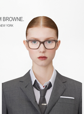 [春夏优惠][3期免息]THOM BROWNE 长方形平光眼镜