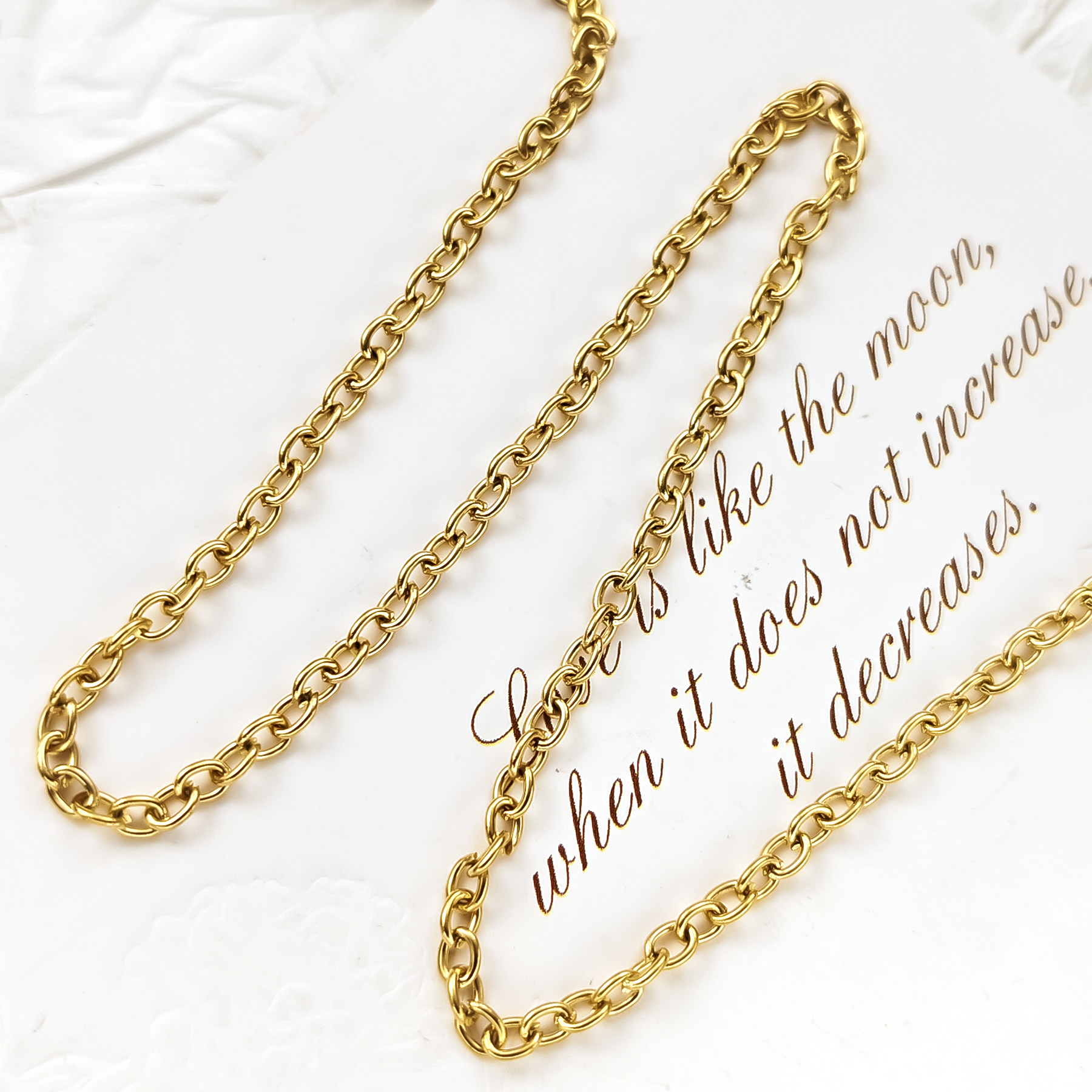 钢本饰品 不锈钢圆十字链DIY手链项链基础配件手工O型链箱包链条,淘宝优惠券,粉丝福利购,淘宝优惠卷