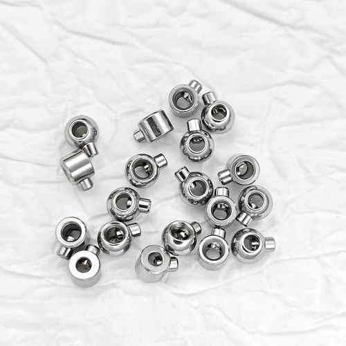 不锈钢定位扣真空镀金高压锅扣手工diy串珠基础饰品配件扣收尾扣 - 图3