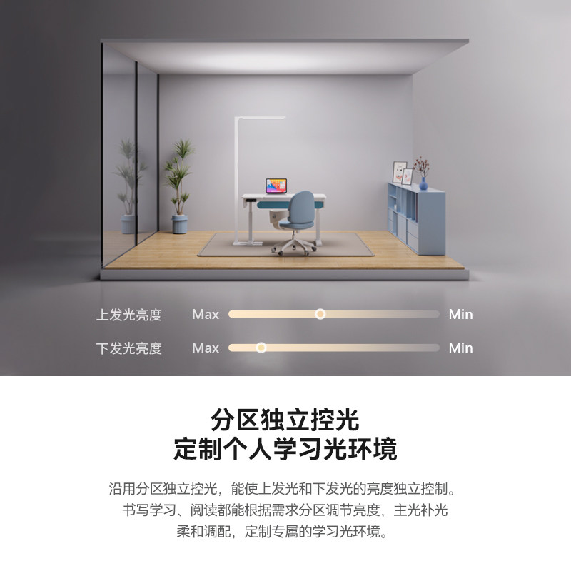 霍尼韦尔落地立式护眼灯学习专用儿童学生钢琴灯阅读灯书桌大路灯,淘宝优惠券,粉丝福利购,淘宝优惠卷