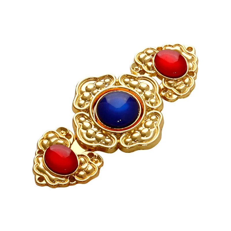 汉服子母扣大号65MM明制宋制祥云对扣立领披肩云肩镶宝石金属盘扣,淘宝优惠券,粉丝福利购,淘宝优惠卷