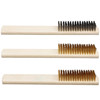 Steel wire brush long handle copper wire brush wooden handle steel brush rust removal with handle play brush iron brush barbecue brush cleaning brush