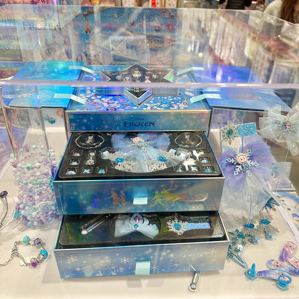 山姆冰雪女王惊喜装扮礼盒儿童首饰发饰收纳发卡手链生日新年礼物,淘宝优惠券,粉丝福利购,淘宝优惠卷