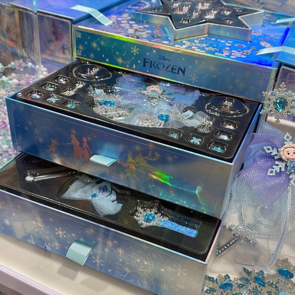山姆冰雪女王惊喜装扮礼盒儿童首饰发饰收纳发卡手链生日新年礼物,淘宝优惠券,粉丝福利购,淘宝优惠卷