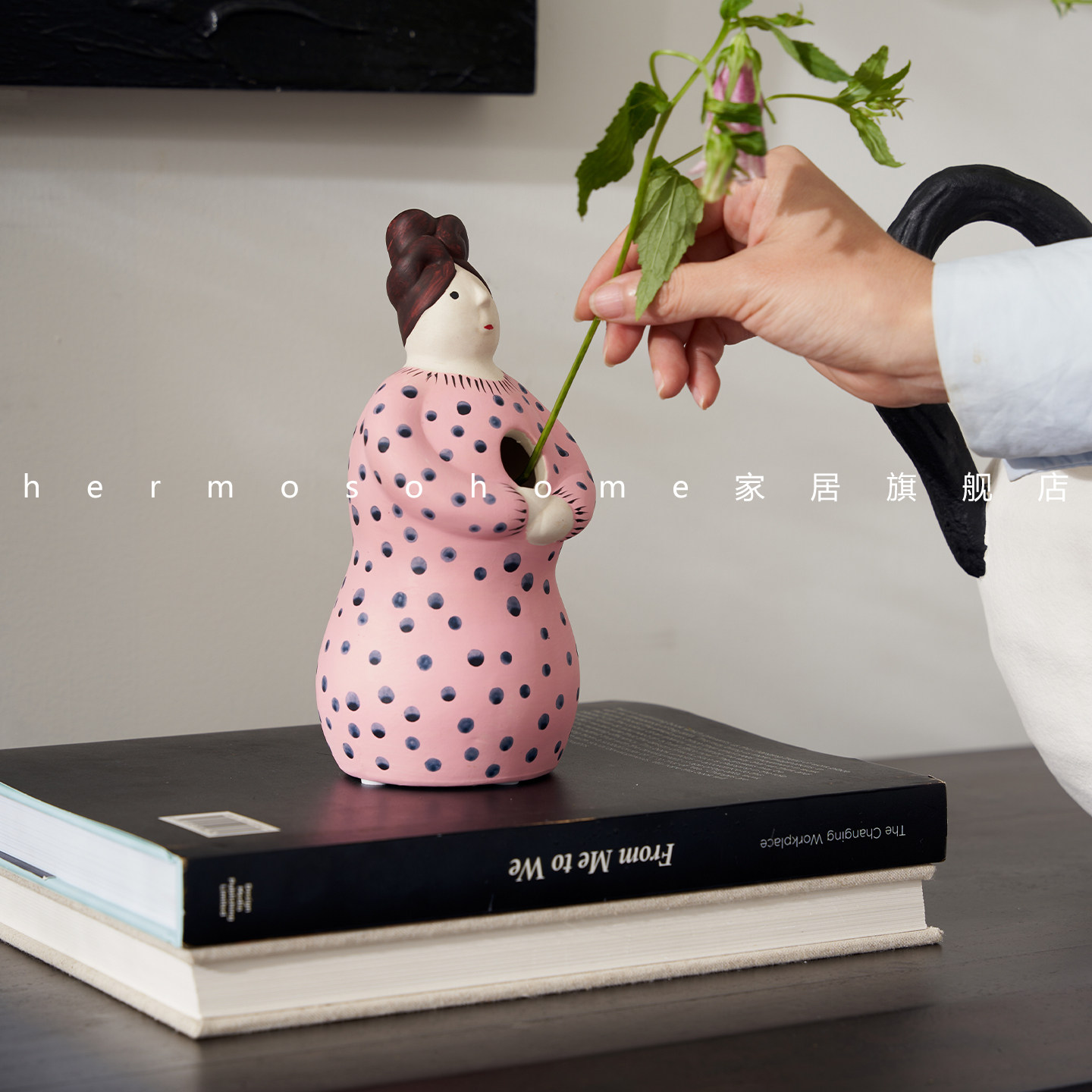 Hermoso工艺品桌面摆件陶瓷花瓶玩伴Idiots手工装饰品创意摆件,淘宝优惠券,粉丝福利购,淘宝优惠卷