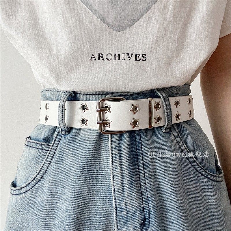 韩版设计感小众百搭皮带女简约装饰牛仔裤腰带女士时尚潮流裤带男,淘宝优惠券,粉丝福利购,淘宝优惠卷