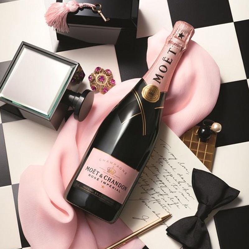 正品行货 法国进口酩悦粉红香槟Moet&Chandon Rose 香槟酒起泡酒 - 图1