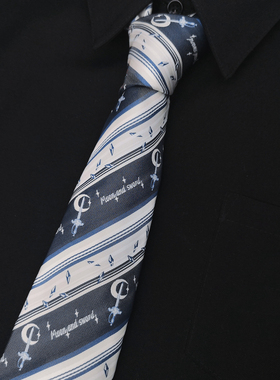 颜沐溪学院风JK/DK领带