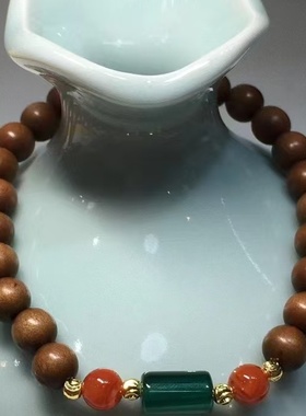 弥刻印度老山檀香手串6mm