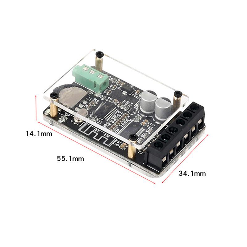 TPA3110D2迷你蓝牙5.0数字功放板2.0双声道2*20W立体声音频放大板-图3