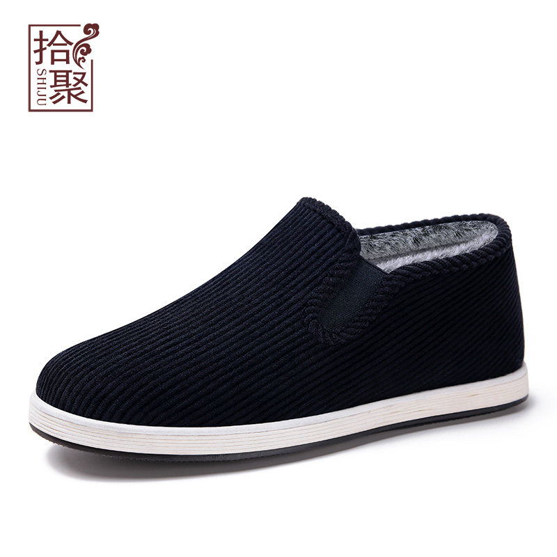 老北京布鞋男士休闲雪地靴冬季加绒保暖男鞋爸爸鞋千层底手工棉鞋,淘宝优惠券,粉丝福利购,淘宝优惠卷