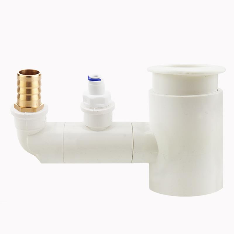 厨房水槽洗碗机净水器排水四通洗衣前置过滤厨宝软管下水三通接头 - 图3