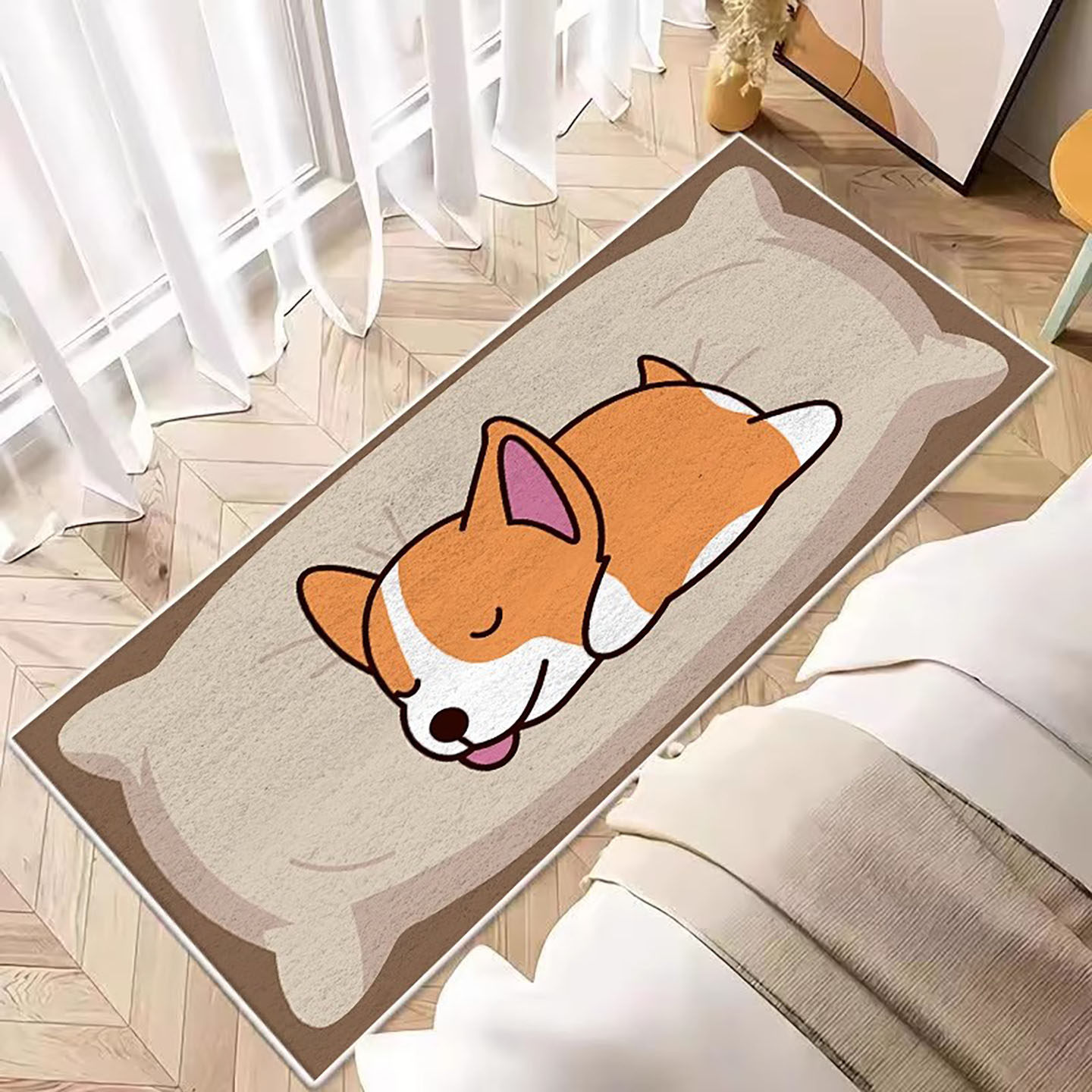 卧室地毯床边毯女生房间ins风可大面积家用客厅垫仿羊绒毛毯加密,淘宝优惠券,粉丝福利购,淘宝优惠卷