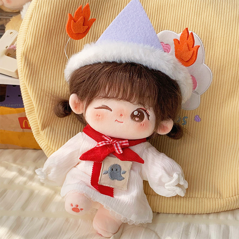 【幽灵波波】20cm棉花娃娃娃衣万圣节主题衣服套装可爱男娃女娃衣