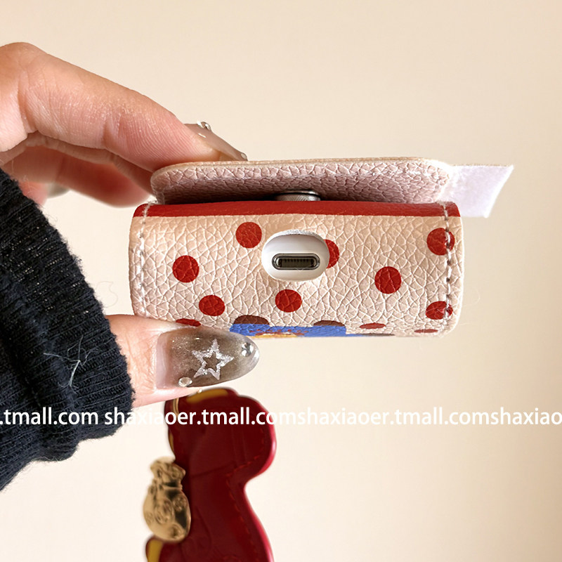 翻盖新年马上有钱适用airpods4保护壳airpodspro3保护套新款苹果耳机保护壳pro2耳机套女款二三4代耳机壳红色,淘宝优惠券,粉丝福利购,淘宝优惠卷