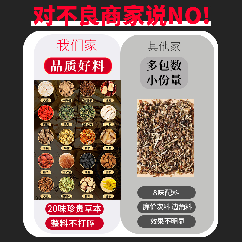 菊花枸杞决明子人参五宝八宝茶养生茶花茶包去清火降热火肝养护肝