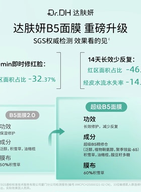 【李佳琦双11超级爆品节付定金】达肤妍臻研舒缓修护面膜补水