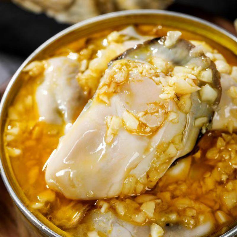 蒜蓉麻辣生蚝罐头即食海鲜零食下饭菜罐装熟食海蛎子肉八爪鲍鱼,淘宝优惠券,粉丝福利购,淘宝优惠卷