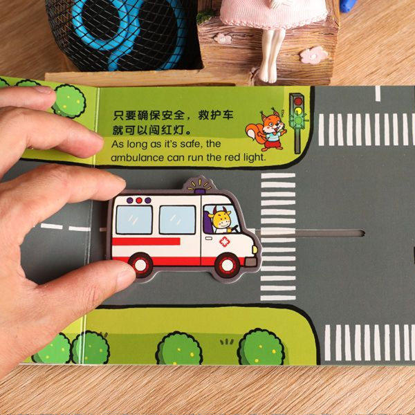 小小车迷认知卡0-2-3岁宝宝撕不烂早教卡片儿童车车机关抽拉玩具 - 图1