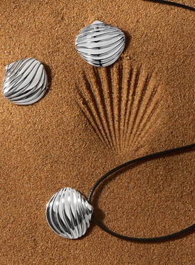 ONONESOWN925银镀18k金贝壳项链