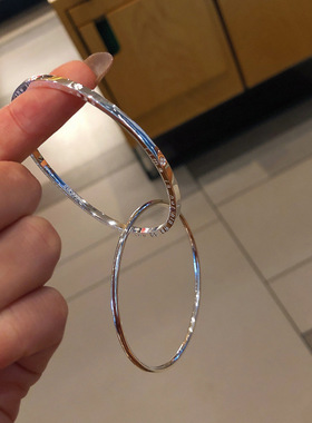 香港正生纯银手镯9999民族风