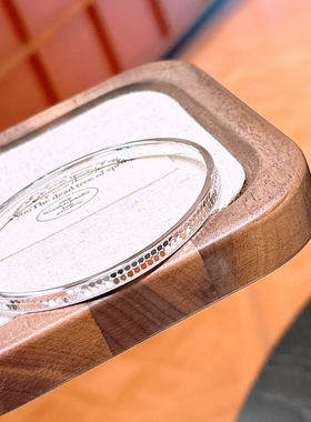 香港正生纯银S9999足银手镯龙鳞闪亮闭口实心鱼鳞银手环生日礼物