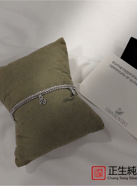 香港正生s925纯银钱币双线手链女简约情人节送女朋友礼物学生气质