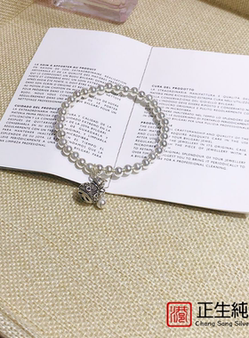 厂家直销DIY手串S925纯银光珠葫芦手链女简约小众热销款