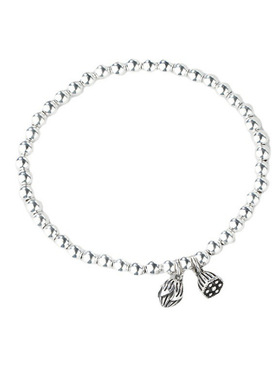 香港正生纯银2021新款周家同款两世欢手链许你一世莲蓬转运珠手链