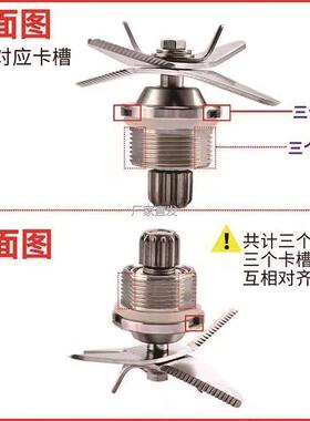 3870商用破壁机刀组4-10