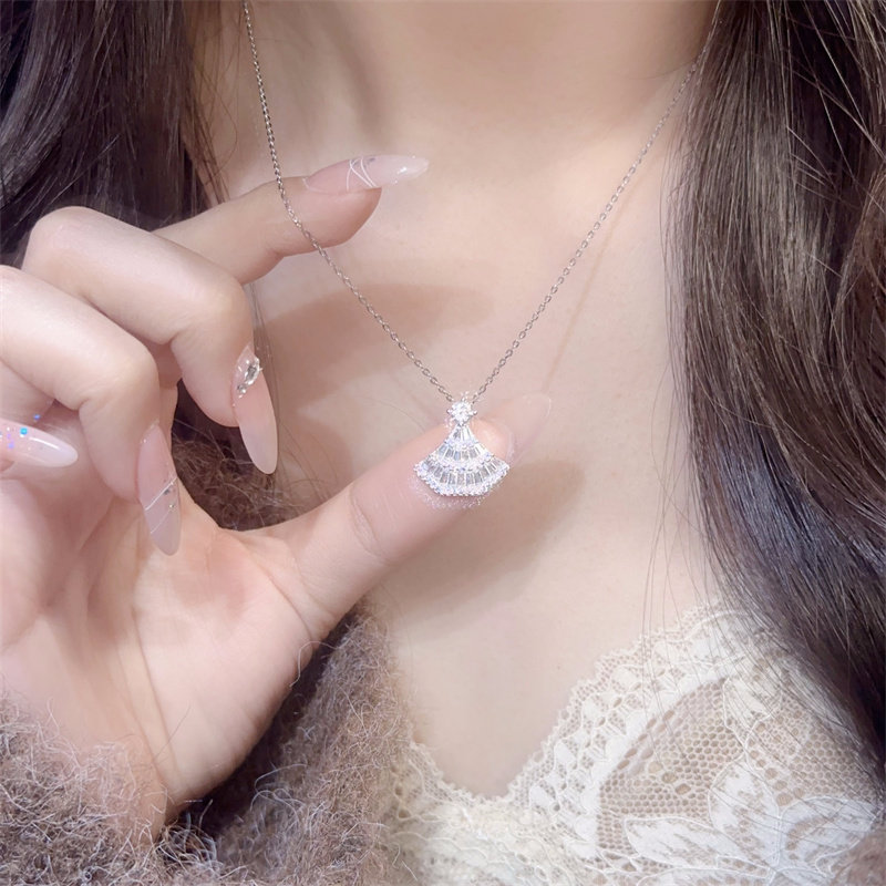 公主的裙摆S925纯银裙子项链女轻奢小众高级感百搭送女友生日礼物,淘宝优惠券,粉丝福利购,淘宝优惠卷