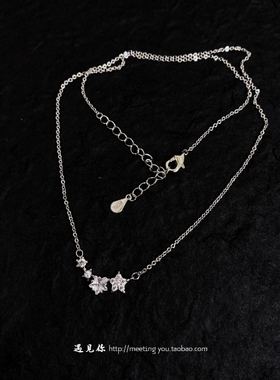 《许愿星星》S925纯银项链送闺蜜