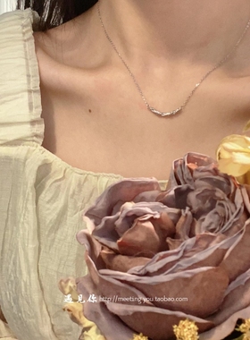 【爱意交织】999纯银项链送闺蜜