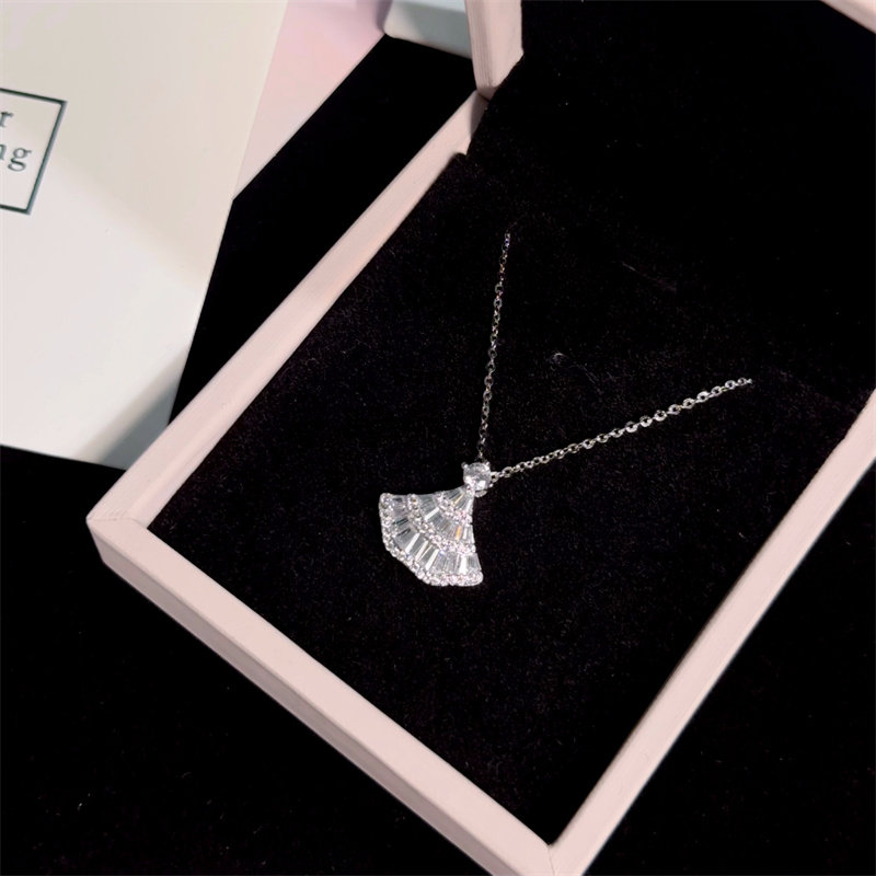 公主的裙摆S925纯银裙子项链女轻奢小众高级感百搭送女友生日礼物,淘宝优惠券,粉丝福利购,淘宝优惠卷