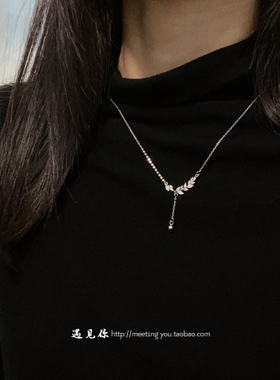 【长久穗穗平安】999纯银项链