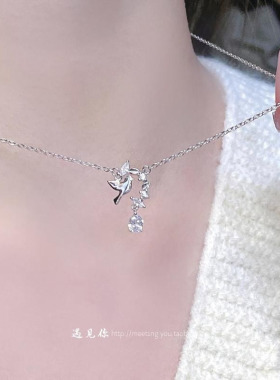 《穗穗平安》幸运花环925银项链