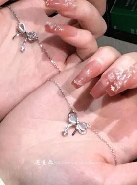 【蝶梦】999纯银蝴蝶项链送闺蜜